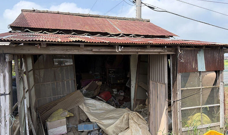 画像5406：下妻市に不用品の回収と物置の解体及び処分に行って来ました。