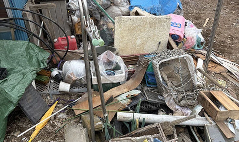 画像5645：野木町川田に外回りの片付け及び不用品の回収に行って来ました。